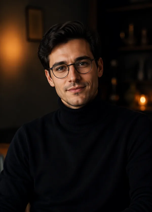 Noah — Intellectual AI companion character on Candy AI